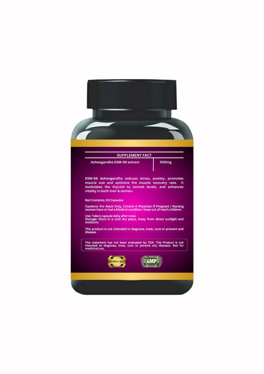 Cordy Herb KSM 66 Ashwagandha Veg Capsules