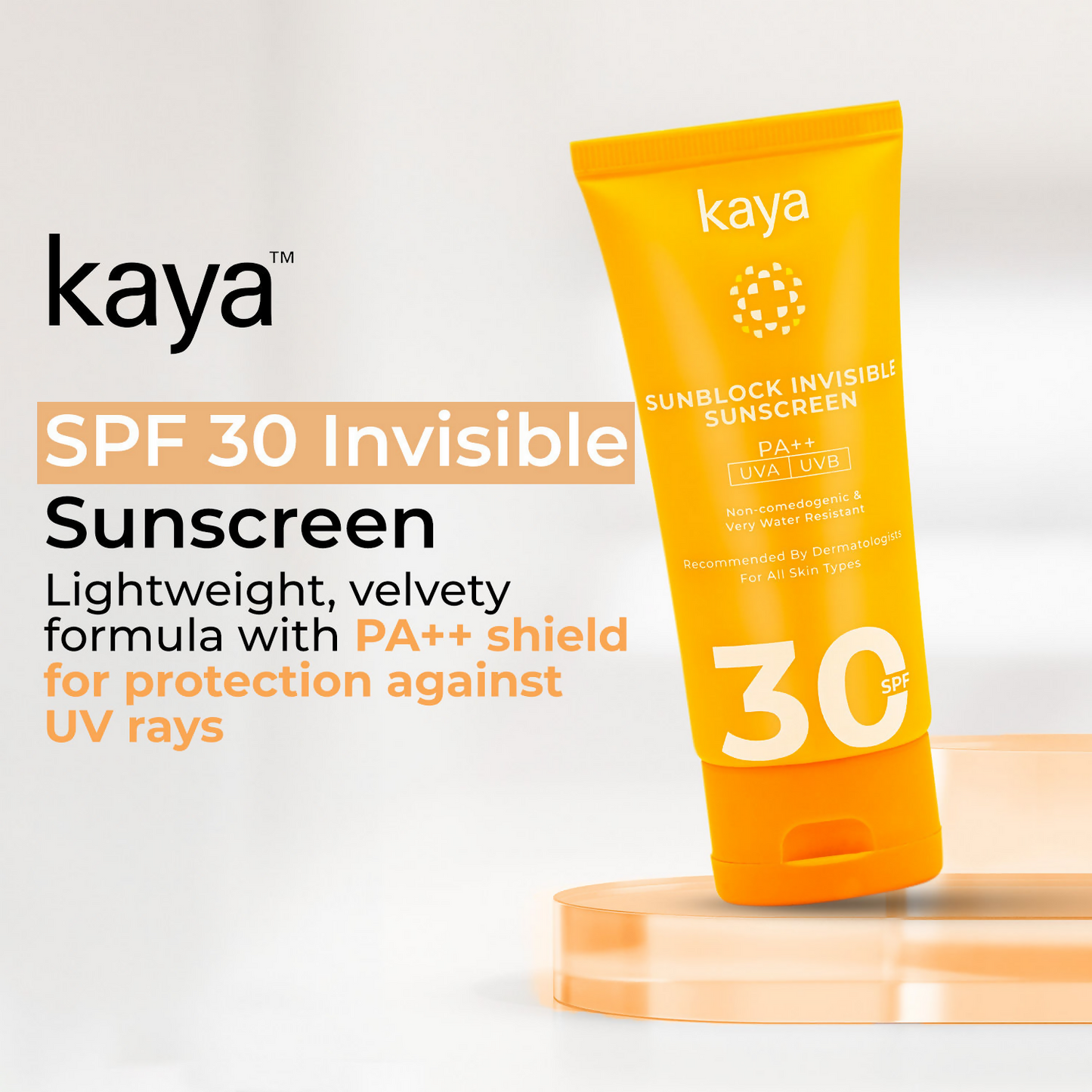 Kaya Sunblock Invisible Sunscreen With SPF 30