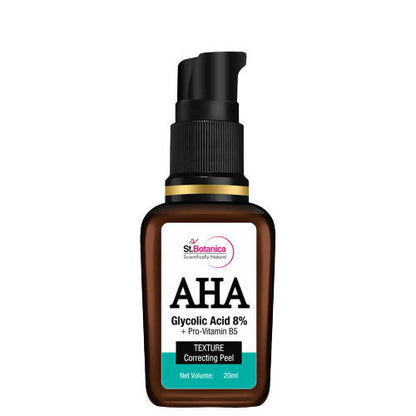 St.Botanica AHA Glycolic Acid 8% + Pro-Vitamin B5 Texture Correcting Peel