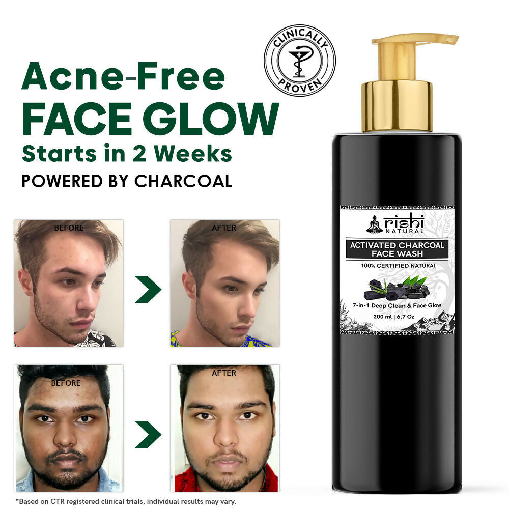 Rishi Natural Natural Activated Charcoal Face Wash