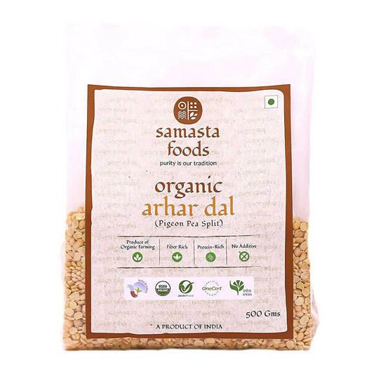 Samasta Foods Organic Arhar Dal (Pigeon Pea Split)