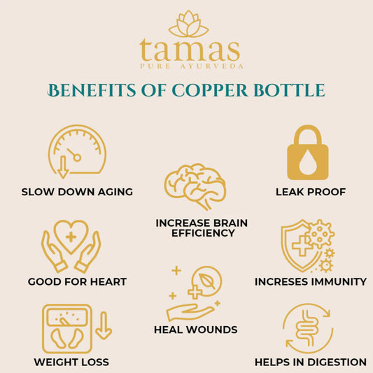 Tamas King Water Bottle Divine Copper
