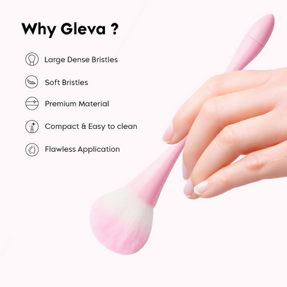 Gleva Ultimate Blend Makeup Brush - Pink White