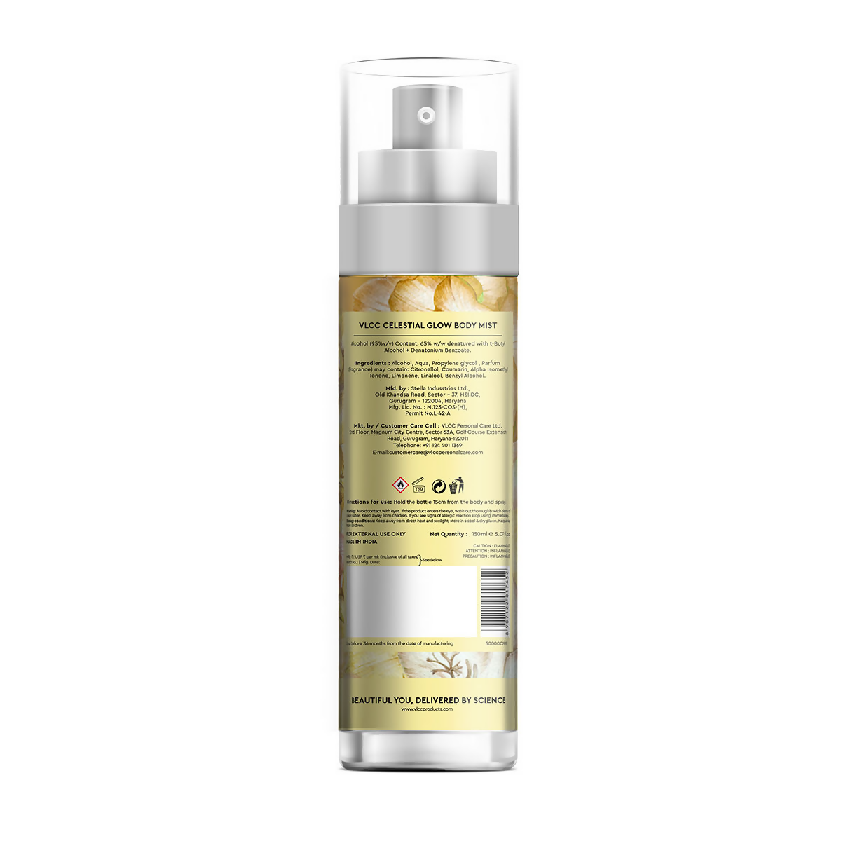 VLCC Body Mist Fragrance - Cellestial Glow