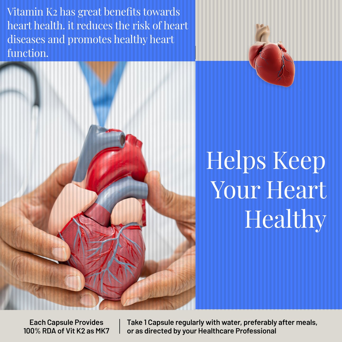 Health Veda Organics Vitamin K2 Capsules
