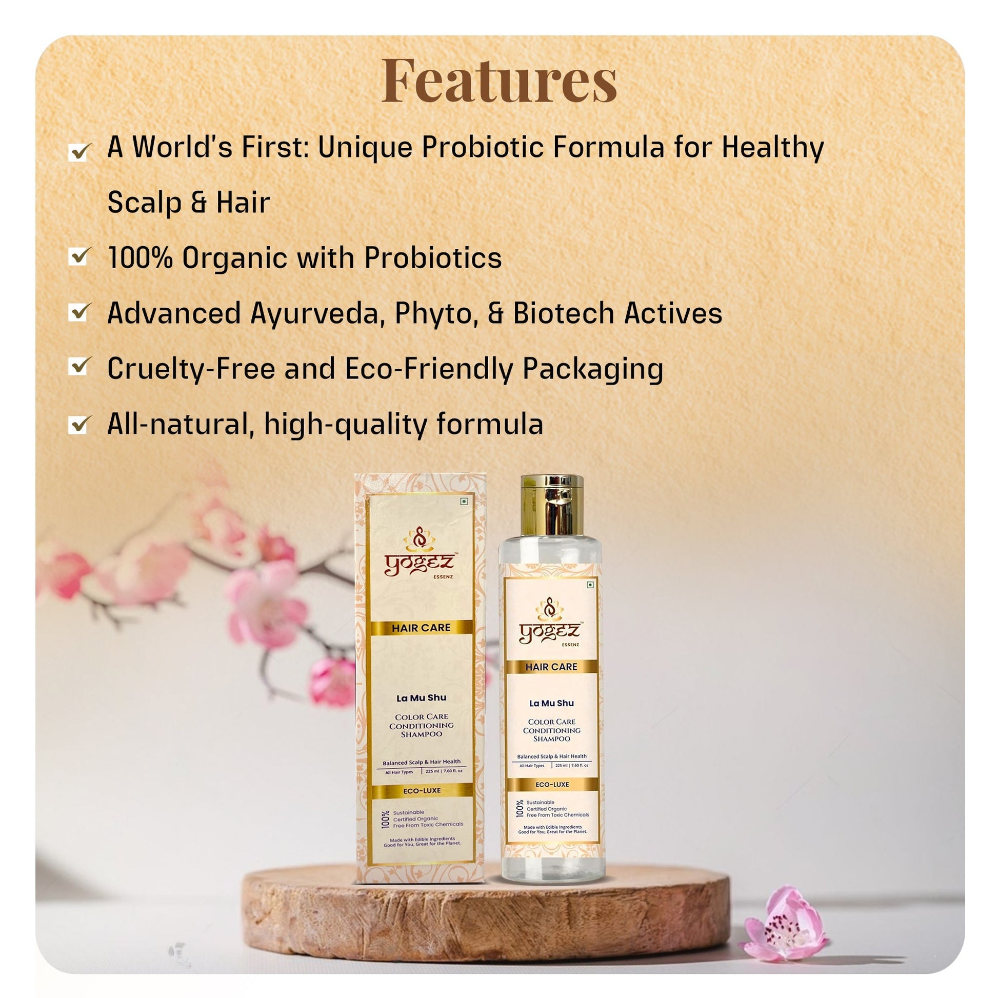 Yogez La Mu Shu Color Care Conditioning Shampoo