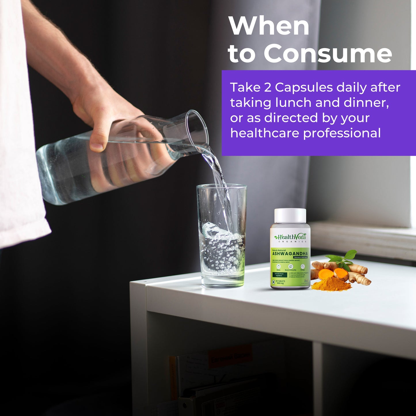 Health Veda Organics Ashwagandha Tablets