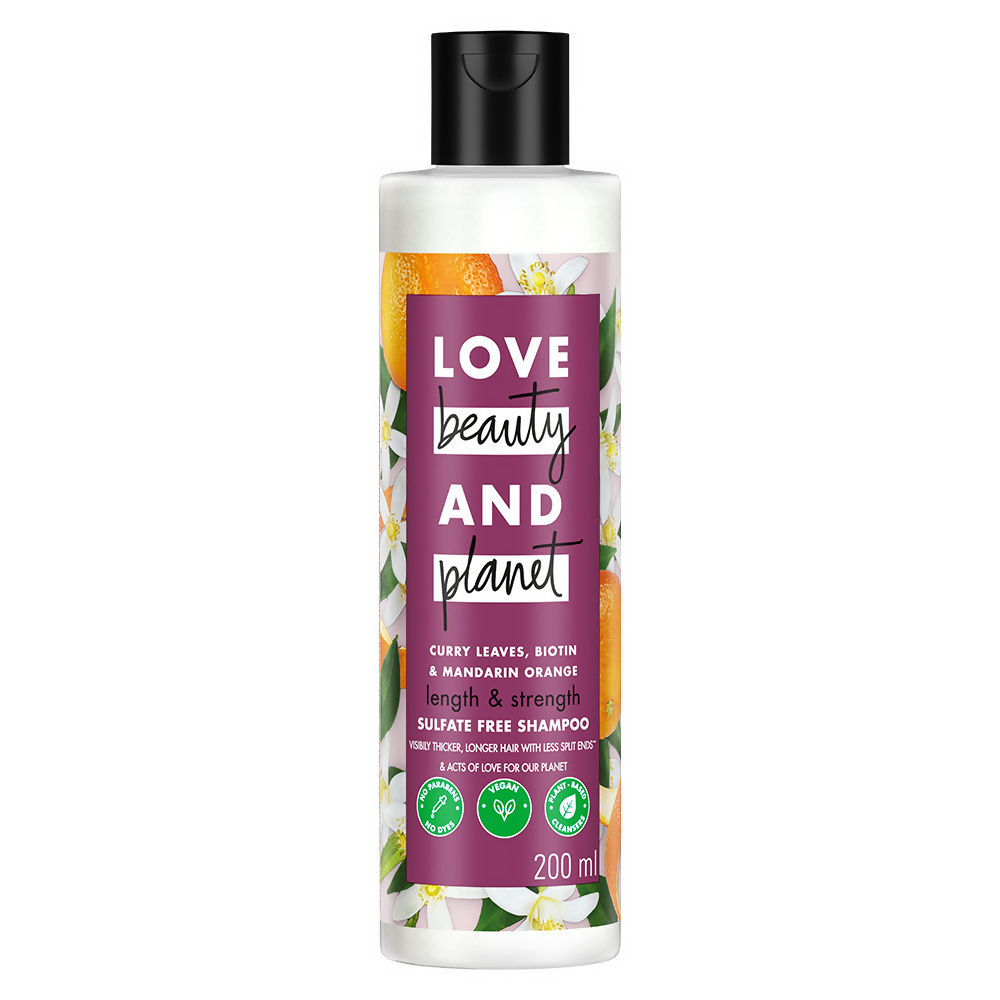 Love Beauty And Planet Curry Leaves Biotin & Mandarin Hair Care Combo