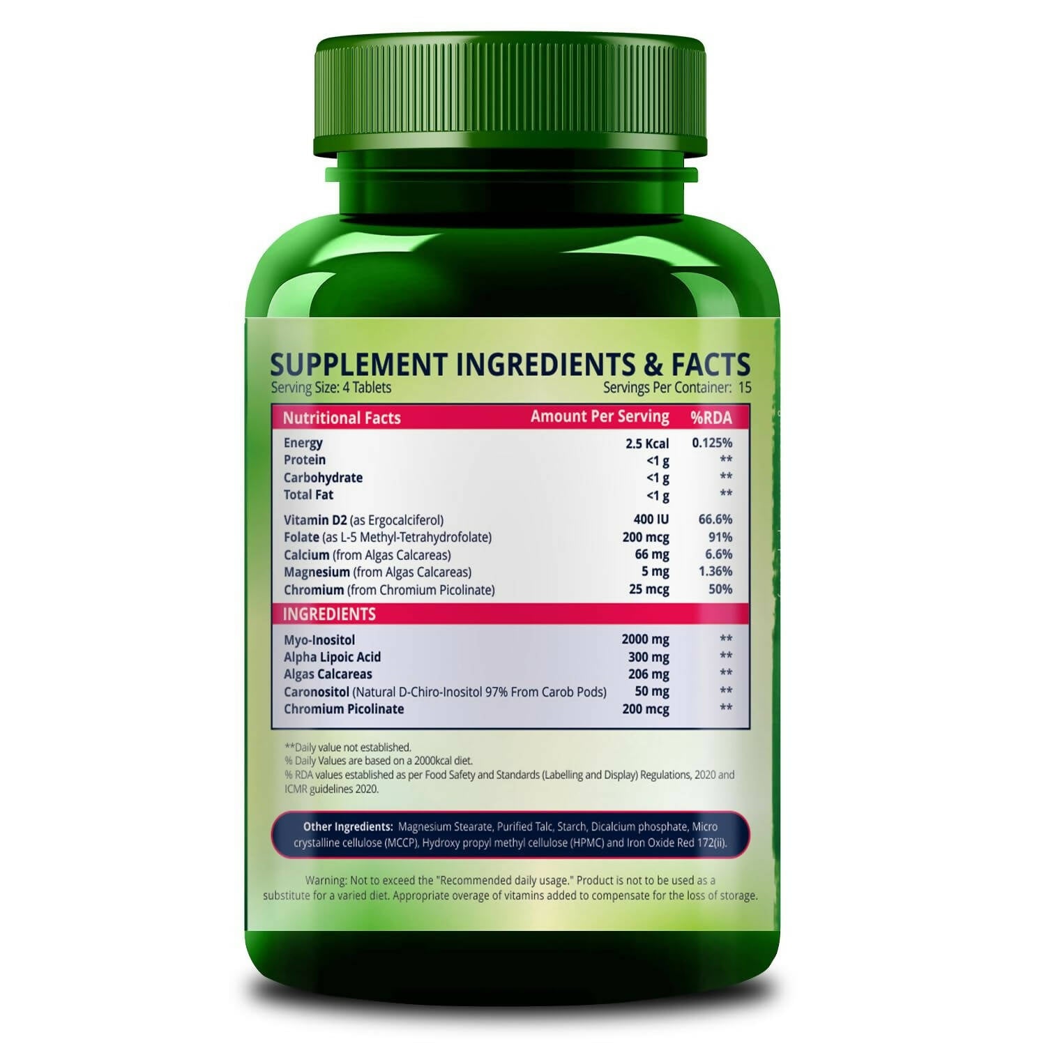 Himalayan Organics Pcos Supplement Tablets