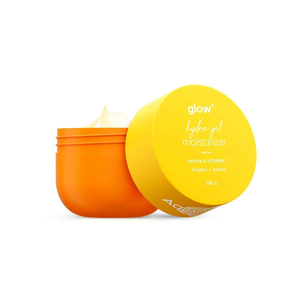 Aqualogica Glow+ Hydra Gel Moisturizer with Vitamin C & Papaya, Non Sticky & Quick Absorbing for Glowing Skin