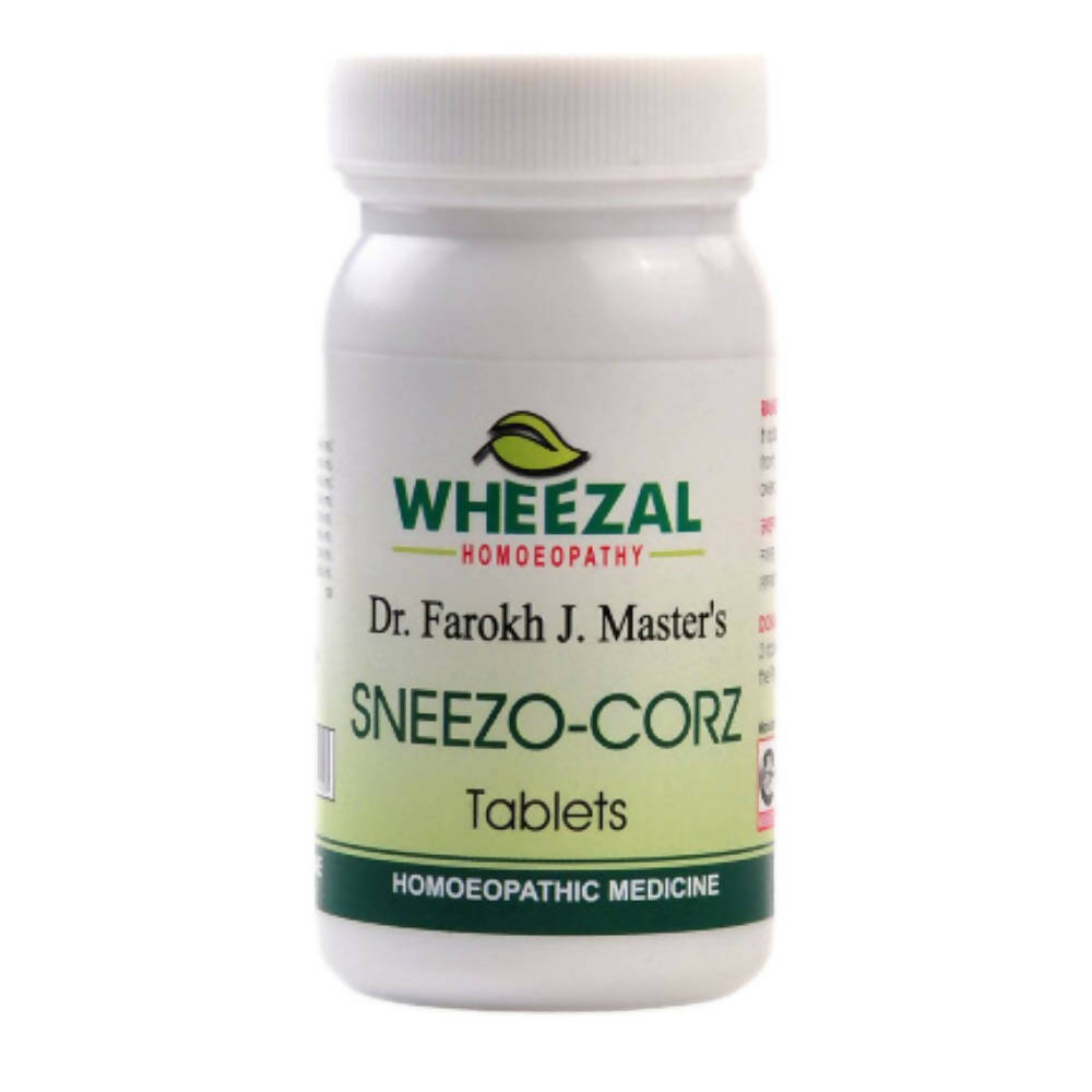 Buy Wheezal Homeopathy Sneezo-Corz Tablets from DrMediCart, Ship from India to USA