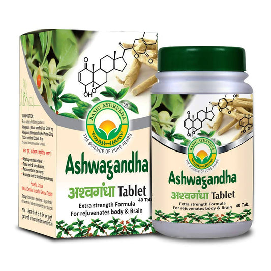 Buy Basic Ayurveda Ashwagandha Tablet from DrMediCart, Ship from India to USA