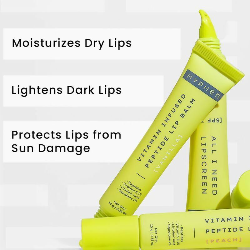 Hyphen By Kriti Sanon Juicy Lips Or Nothing Lip Care Combo For Dry & Chapped Lips, Hydrates & Moisturizes