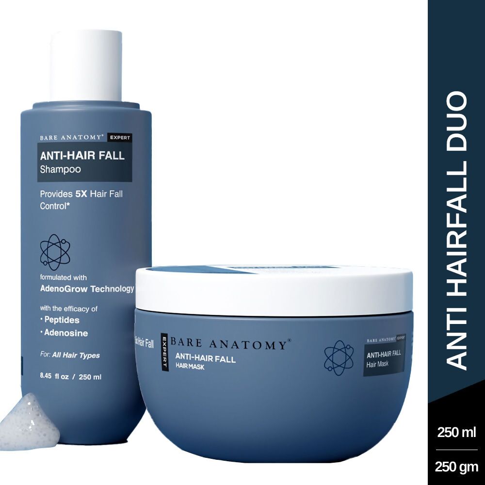 Buy Bare Anatomy Expert Anti Hairfall Shampoo & Mask Combo from DrMediCart, Ship from India to USA
