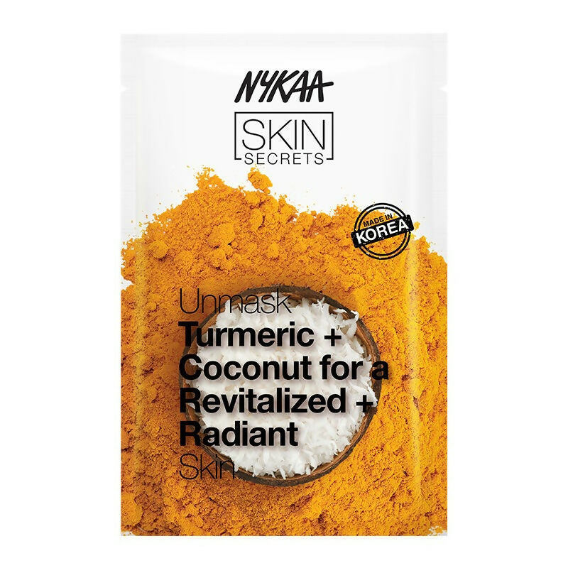 Nykaa Skin Secrets Indian Rituals Turmeric + Coconut Sheet Mask For Revitalized & Radiant Skin - Drmedicart