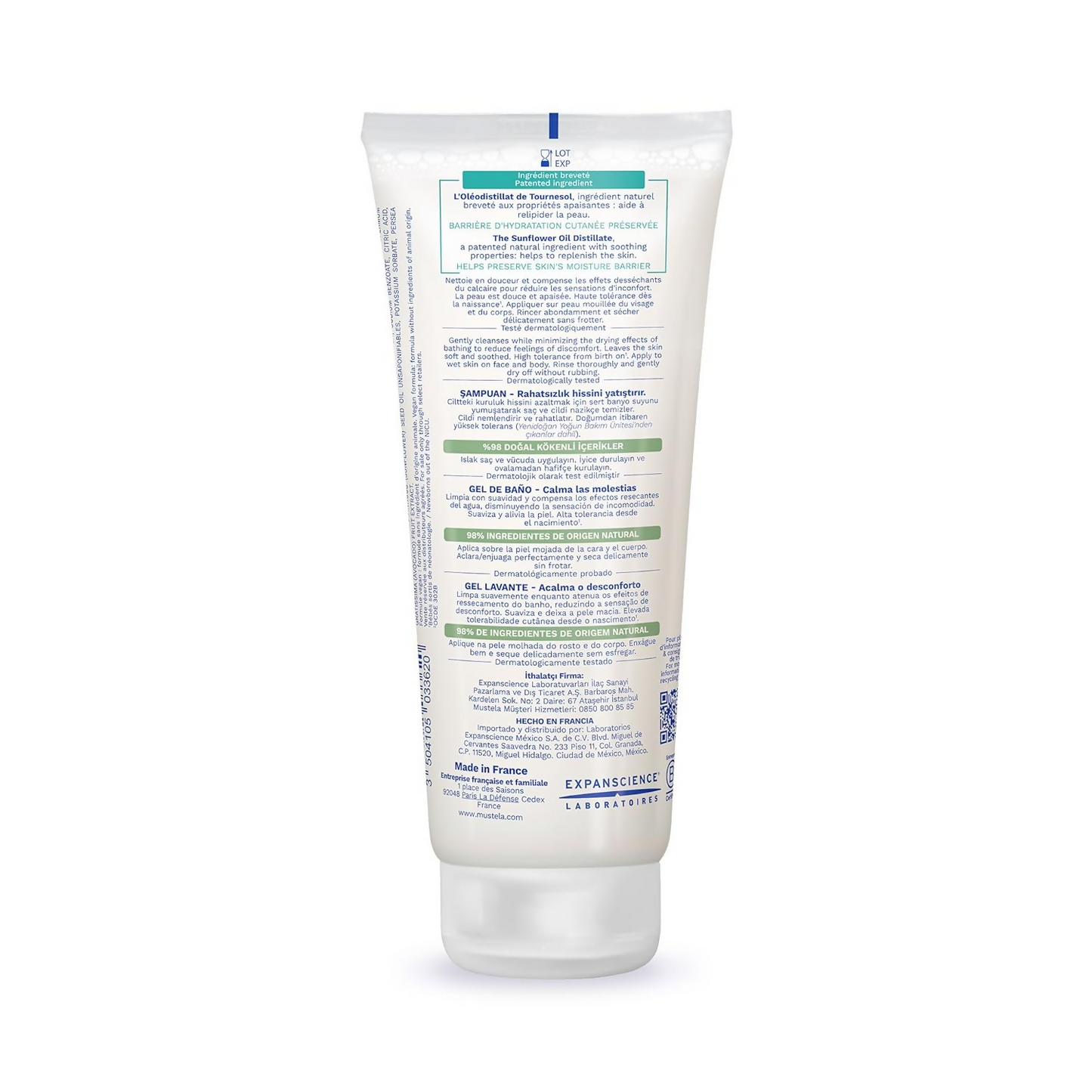 Mustela Stelatopia Cleansing Gel With Sunflower Oil