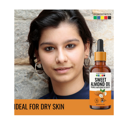 Organix Mantra Sweet Almond Body Oil for Hair & Face Nourishment