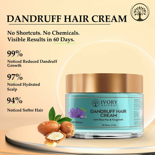 Buy Ivory Natural Dandruff Hair Cream For Dandruff, And Nourishing Dry Scalp from DrMediCart, Ship from India to USA