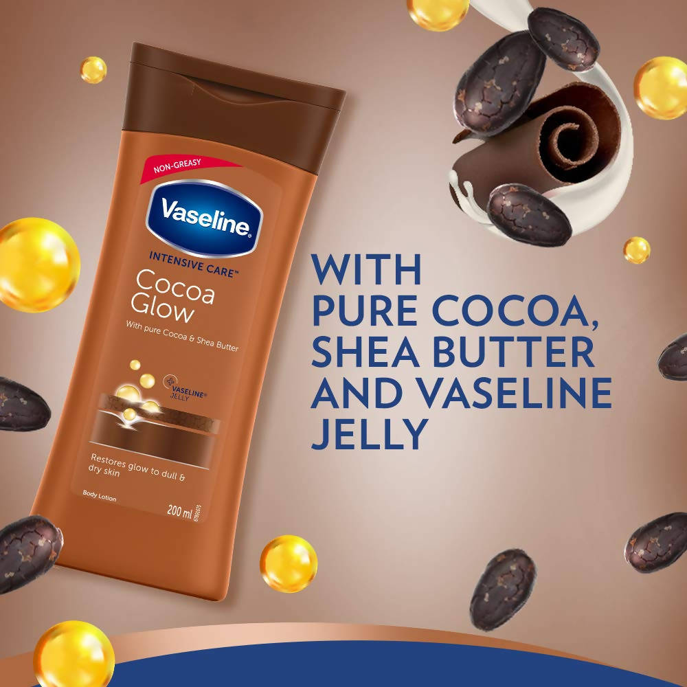 Vaseline Intensive Care Cocoa Glow Body Lotion - Drmedicart