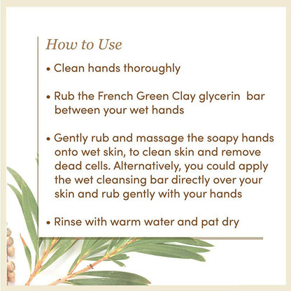 The Earth Reserve French Green Clay & Tea Tree Oil Soap