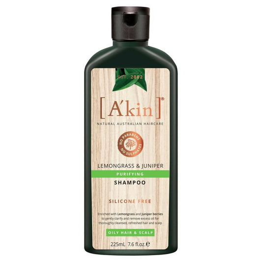Akin Natural Purifying Lemongrass & Juniper Shampoo - DrMediCart