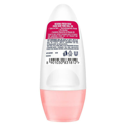 Rexona Fresh Rose Underarm Roll On Deodorant For Women