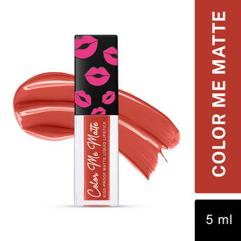 Jaquline USA Color Me Matte Liquid Lipstick  - Spice Orange