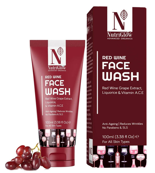 NutriGlow Advanced Organics Red Wine Face Wash