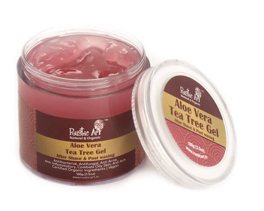 Buy Rustic Art Tea Tree Gel After Shave & Post Waxing from DrMediCart, Ship from India to USA
