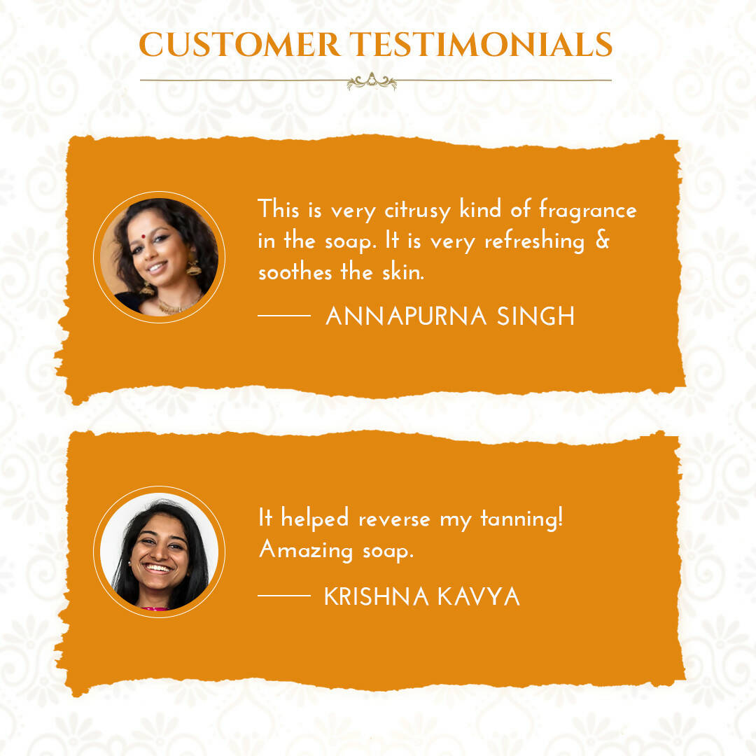 Khadi Essentials Vitamin C & Orange Handmade Herbal Soap - DrMediCart