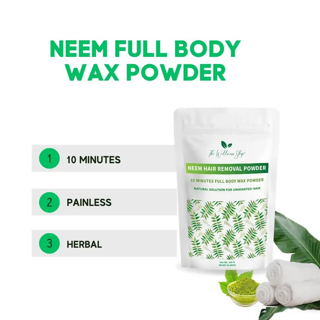 The Wellness Shop Neem Hair Removal Powder - Drmedicart