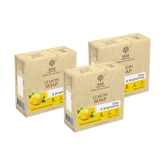 Khadi Essentials Lemon Handmade Herbal Soap - DrMediCart