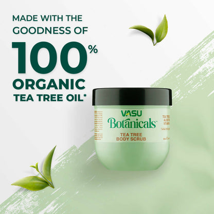 Vasu Healthcare Botanicals Tea Tree Body Scrub - Drmedicart