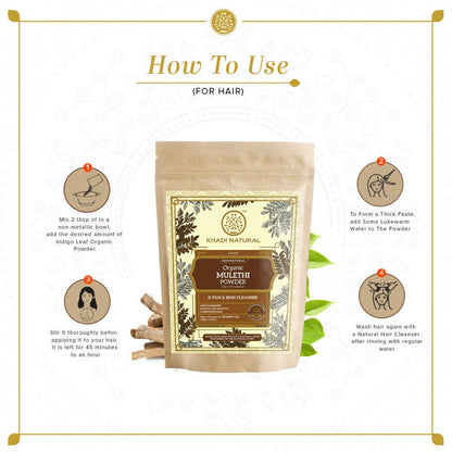 Khadi Natural Organic Mulethi Powder