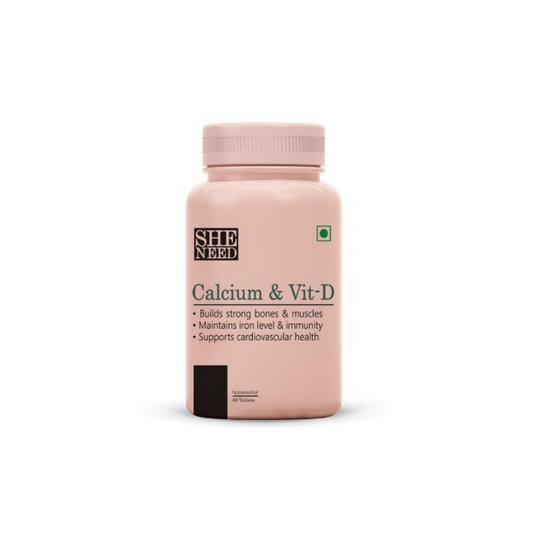 SheNeed Calcium & Vit-D Supplement For Women Capsules