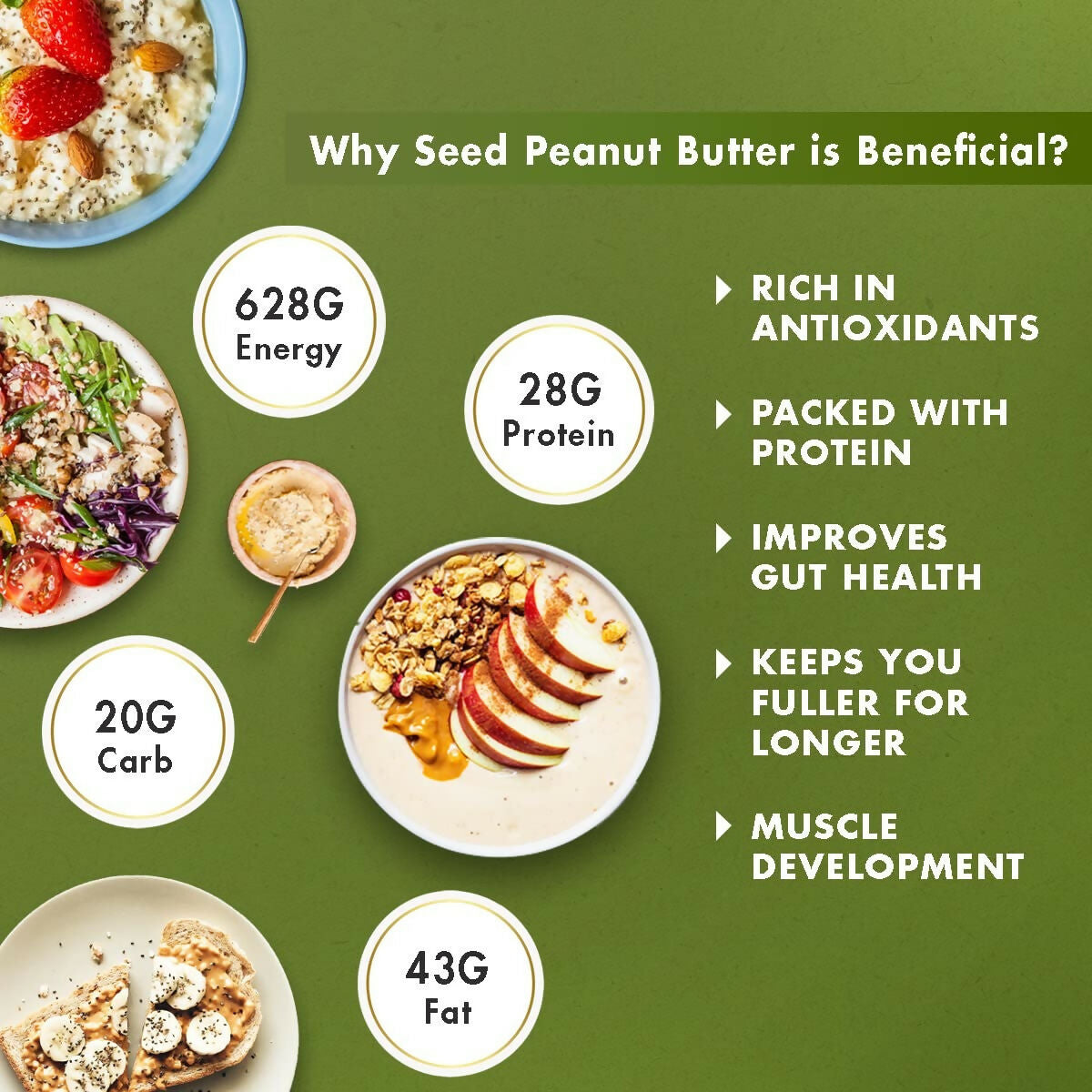 Sorich Organics Seed Peanut Crunchy Butter
