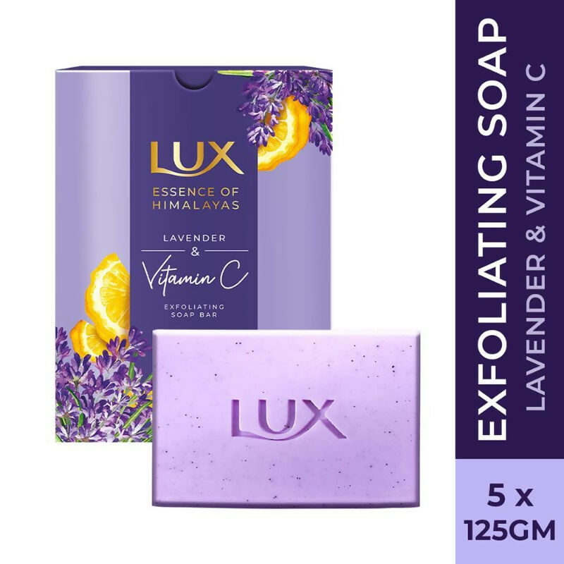 Lux Essence Of Himalayas Lavender & Vitamin C Exfoliating Soap