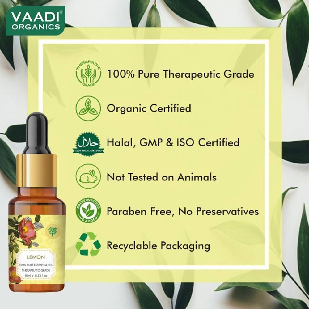 Vaadi Herbals Lemon Oil Therapeutic Grade - Drmedicart