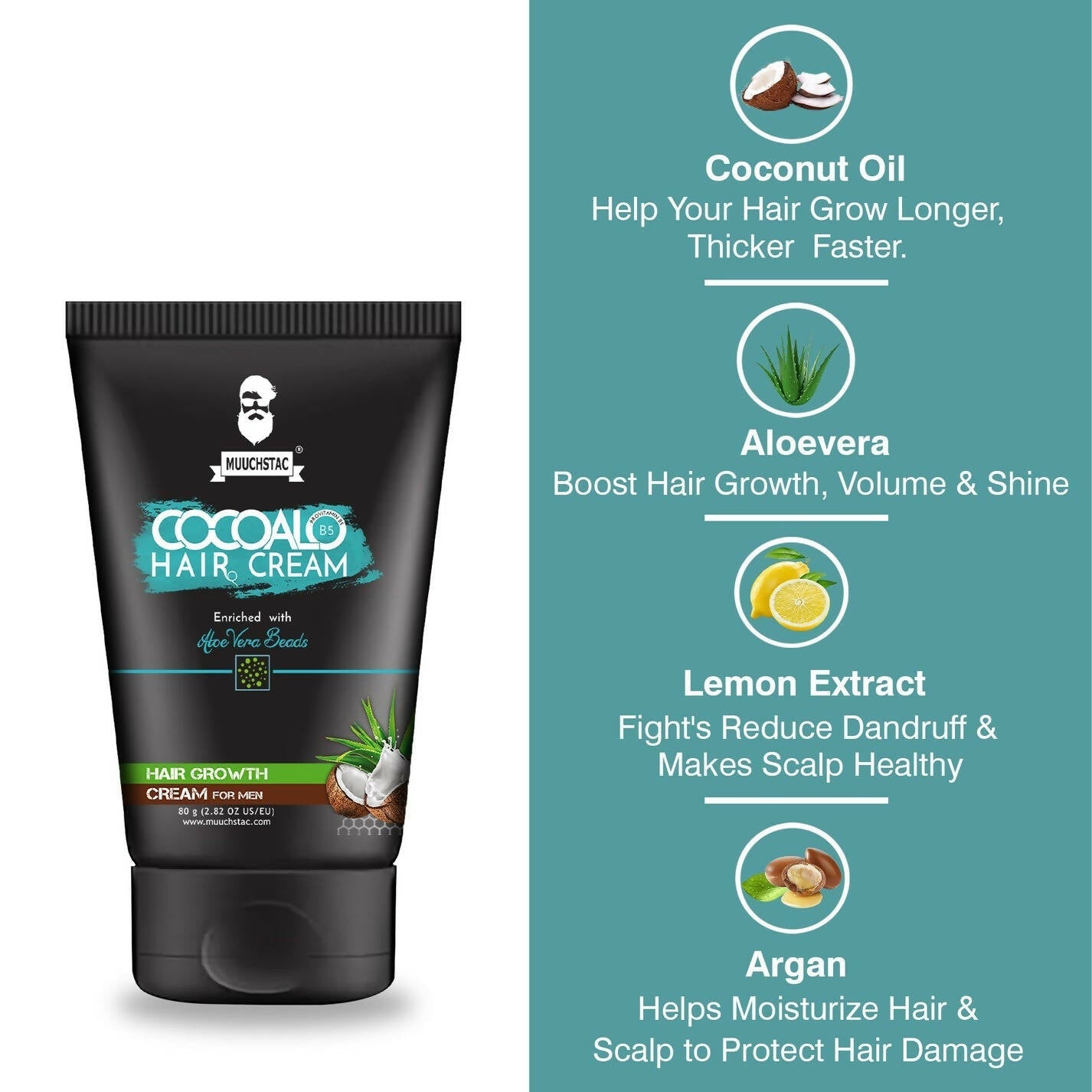 Muuchstac Cocoalo Hair Cream For Men