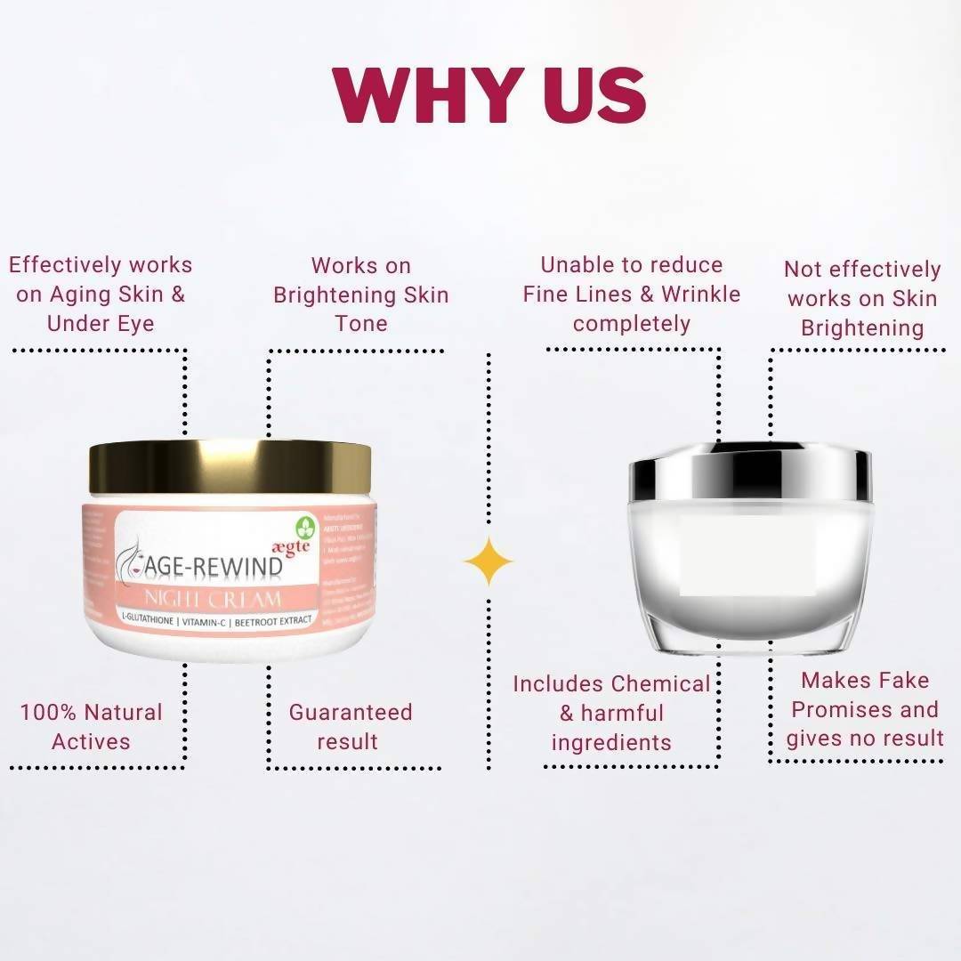 Aegte Age-Rewind Night Cream benefits