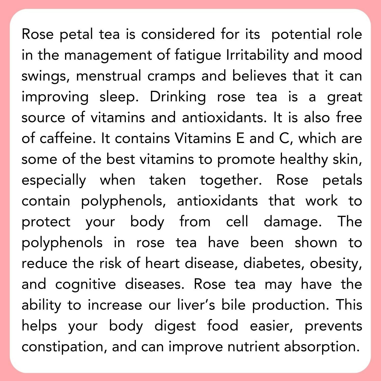 Satvi Wellness Rose petal flower Tea | Rose petal tea | Rose flower drink mix