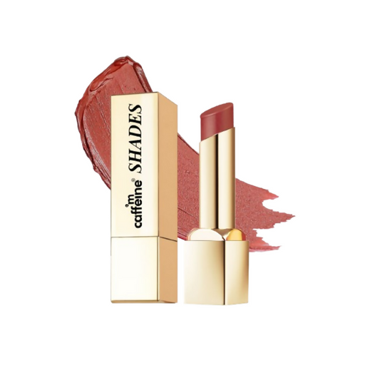 mCaffeine Shades Creamy Matte Kiss Bullet Lipstick Moisturizing Lightweight - Rose Martini