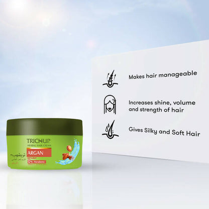 Vasu Healthcare Trichup Argan Herbal Hair Cream - Limited Time Offer