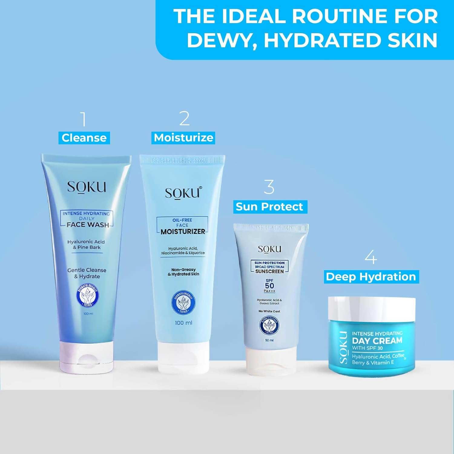 SOKU Oil Free Face Moisturizer Cream