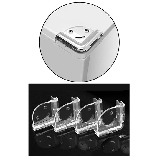 Buy Safe-O-Kid Corner Guards/Cushions/Bumpers/Protector For Child Safety & Babyproofing, Smiley-Shaped, Transparent from DrMediCart, Ship from India to USA