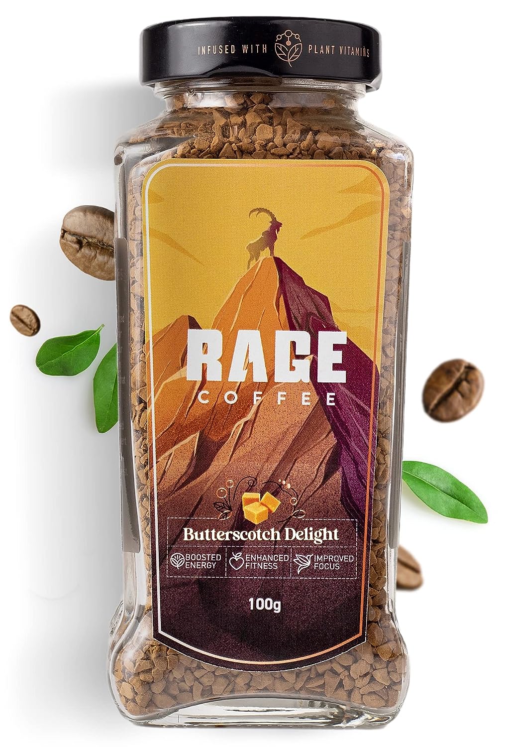 Rage Coffee Butterscotch Delight Instant Coffee