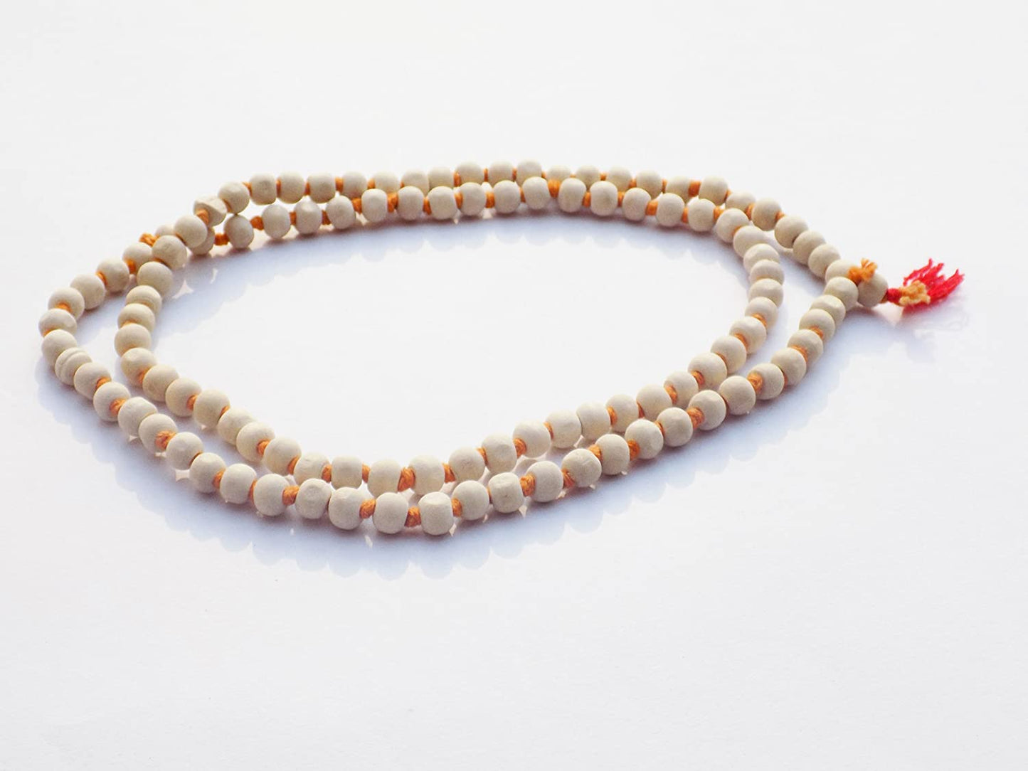 Buy Kannssky White Tulsi Japa Mala 108 + 1 Beads