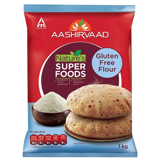 Aashirvaad Nature's Super Foods Gluten Free Flour With Ancient Grains, Nutrient Rich Whole Wheat Multigrain Atta