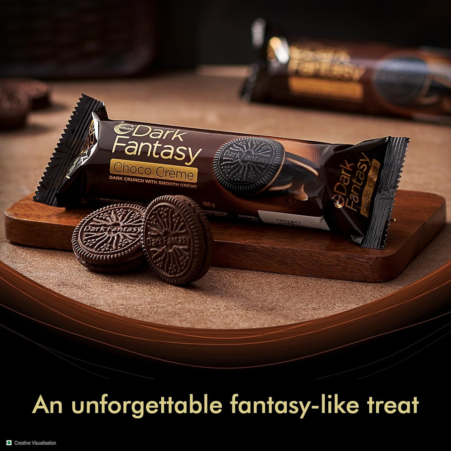Sunfeast Dark Fantasy Sandwich Creme Dark Crunch With Choco Creme
