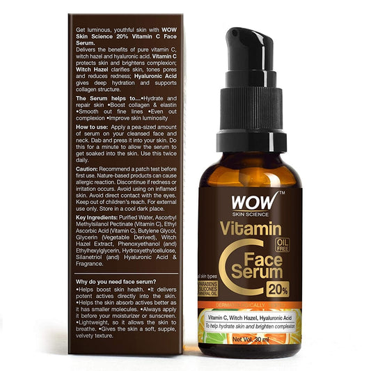 Buy Wow Skin Science Vitamin C Face Serum from DrMediCart, Ship from India to USA
